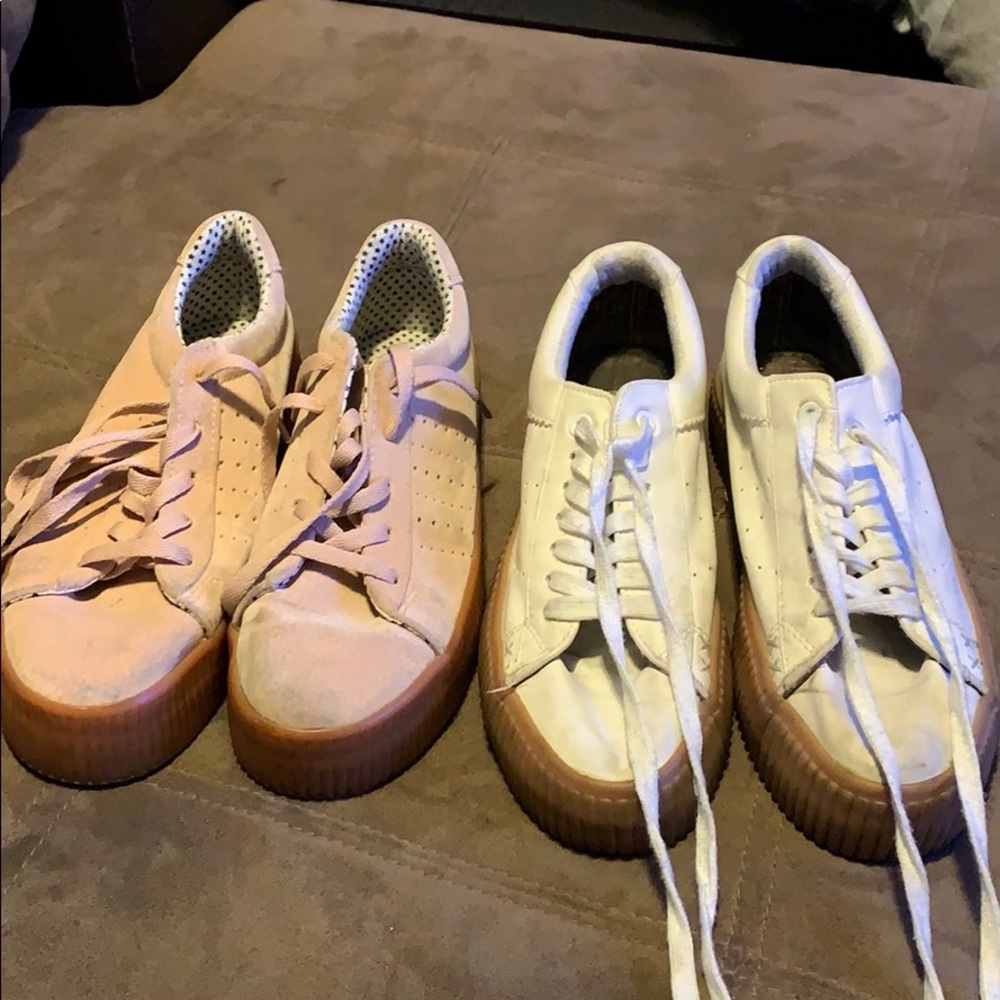 Group of two shoes, size 8 US.